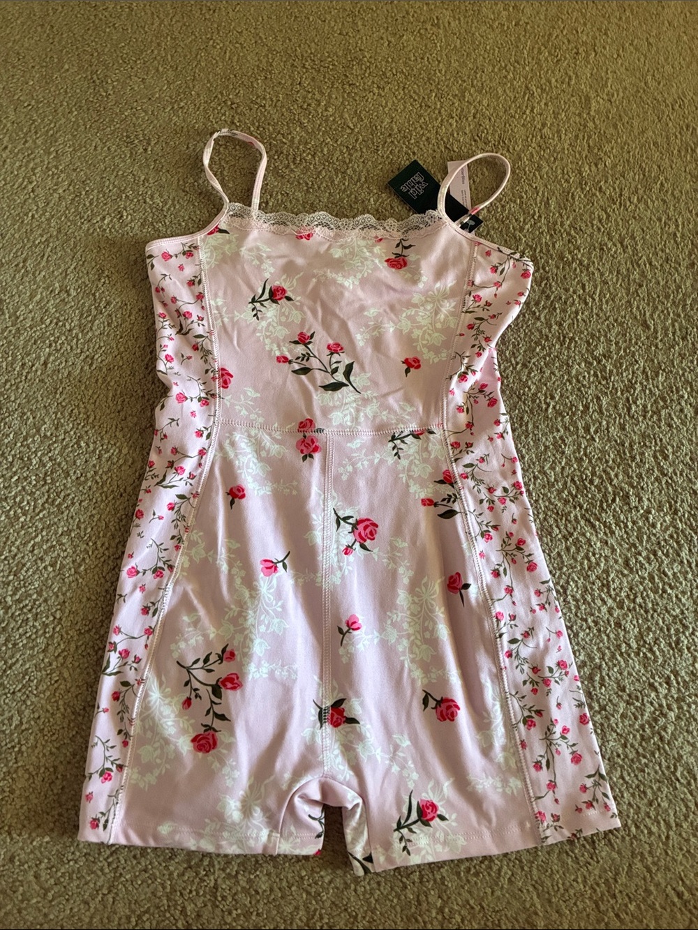 Romper with Rose Print - Picture 1 of 3